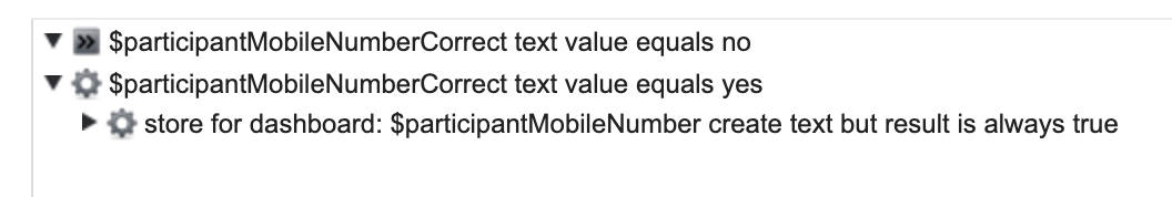 Decision point nested rules